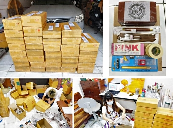 สาขาวิชาจิตรกรรมส่งอุปกรณ์การเรียนเพื่อช่วยเหลือนักศึกษาในช่วงสถานการณ์การแพร่ระบาดของเชื้อ
COVID-19