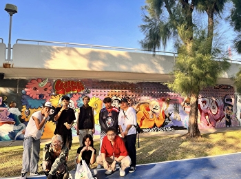 Grafitti art by Painting Students in the
activity 