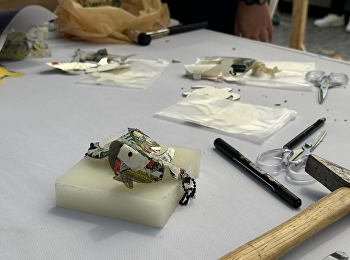 ศูนย์ silo@ssru ออกบูธ Workshop พวงกุญแจ
จากขยะพลาสติก ในงาน “Rangnam Zero Waste
Journey”