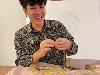 Painting students participated in the
14th Bualuang 101 Rising Star Project.