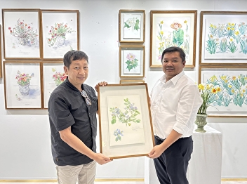 The artist presented the painting as a
memento to the Faculty of Fine Arts.