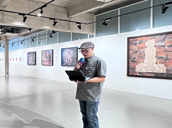 A lecturer from the Painting Department
participated in an exhibition of
contemporary art.