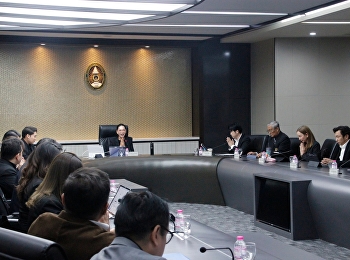 Dean of the Faculty of Fine and Applied
Arts Attended the meeting of the
University Executive Committee No.
1/2026