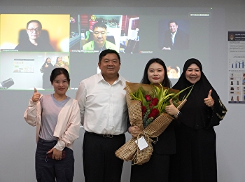 สอบป้องกันวิทยานิพนธ์นักศึกษาชาวจีน
หลักสูตรปรัชญาดุษฎีบัณฑิต
สาขาทัศนศิลป์และการออกแบบ