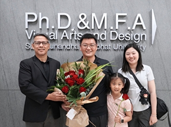 สอบป้องกันวิทยานิพนธ์นักศึกษาชาวจีน
หลักสูตรปรัชญาดุษฎีบัณฑิต
สาขาทัศนศิลป์และการออกแบบ