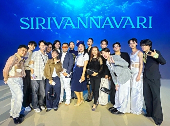 The Fashion Design and Styling
department attended a fashion show by
the SIRIVANNAVARI brand.