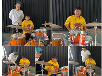 Learning to play the drums
