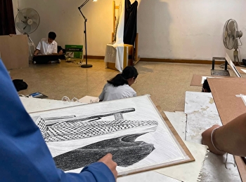 Drawing Class 1-2 (หัวข้อ ผ้า)